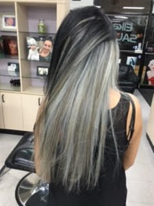 Hair Coloring and Highlights Photo
